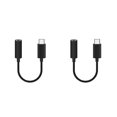 thumbnail image 3 of Kearding Cable de audio USB tipo C a adaptador de conector de auriculares AUX de 3,5 mm Negro 10cm 2Conjunto, 3 of 6