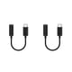 thumbnail image 2 of sweethay 3.5 Jack Tipo C Cable para auriculares USB C a 3.5 mm Auriculares Adaptador Cable de audio Negro 10cm 2piezas, 2 of 5