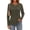 Army Green, variant on Women's Long Sleeve Ribbed Tunic Tops Crew Neck Brushed Soft Knit Shirts Slim Fit Casual Tee for Work Daily Fall Wear