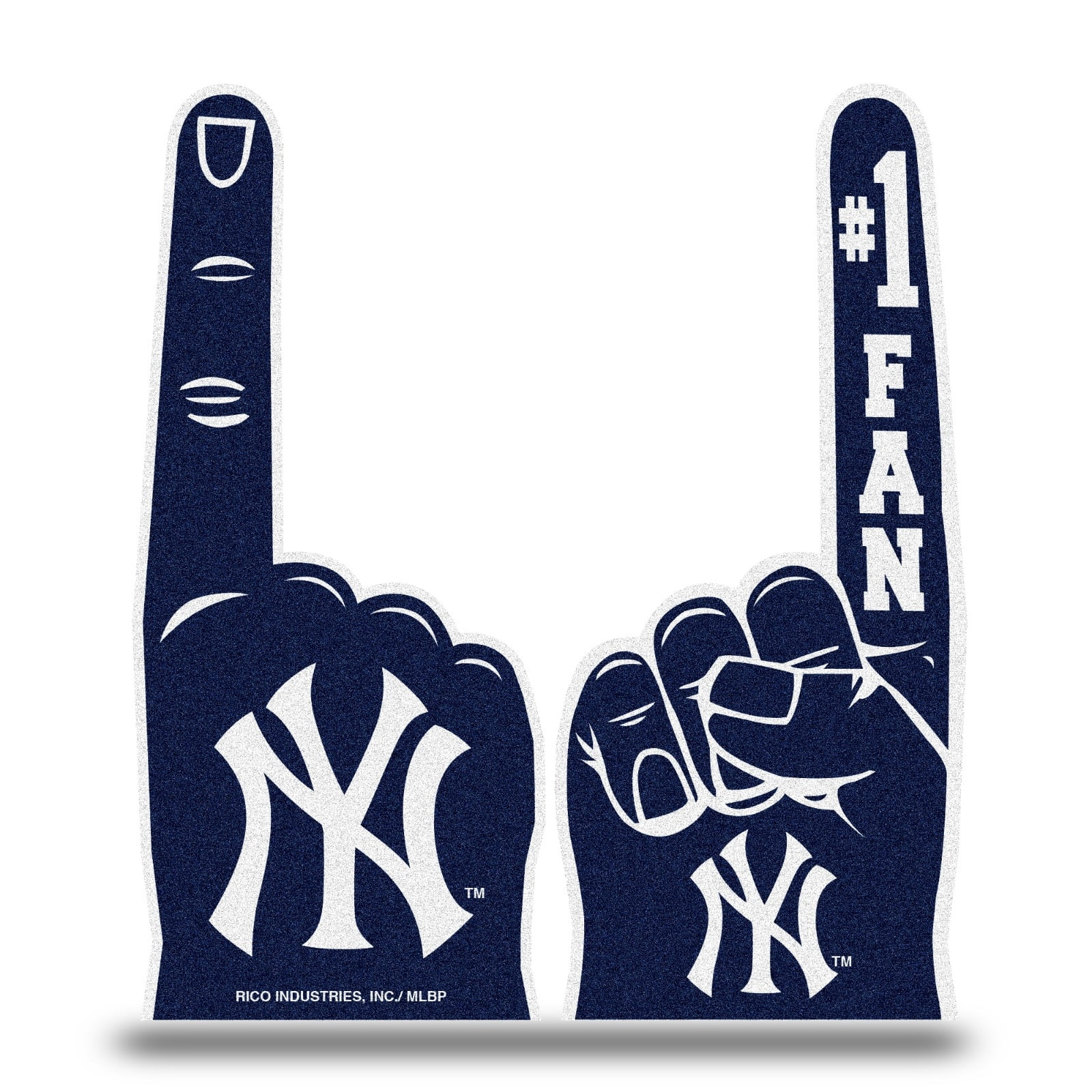 New York Yankees Flach Schaumstoff Finger #1 Fan Hand Neu Going Zum Spiel 