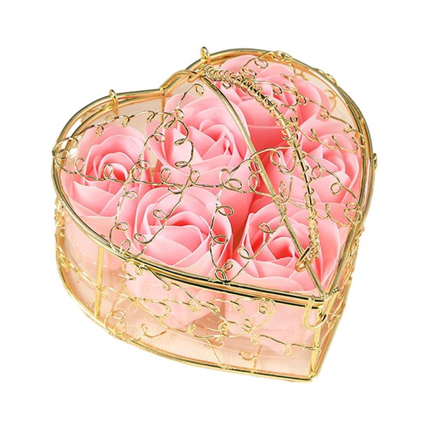 Rosa de jabón, flor artificial, jabón de baño perfumado creativo, regalo del día de Valentín, jabón de rosas para la boda del día de Acción de , Rosa