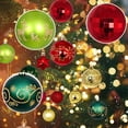 thumbnail image 4 of Adornos navideños, juego de adornos para árbol de Navidad, adornos decorativos irrompibles para colgar en forma de bola para árbol de Navidad, adornos navideños a granel para decoración de mesas, 4 of 5