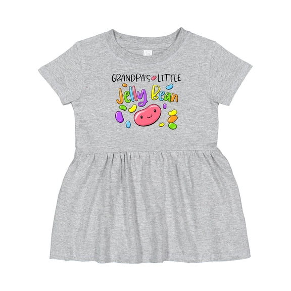 Inktastic Grandpa's Little Jellybean Cute Easter Candy Girls Baby Dress