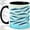 Black, variant on Watercolor Fish School Coffee Mug, Ocean Fish Mug, Daily Coffee Tea Cup for Kitchen Office, Blue Sardines Pattern with Orange Fins, Coastal Marine Decor Art, Anglers Women Men