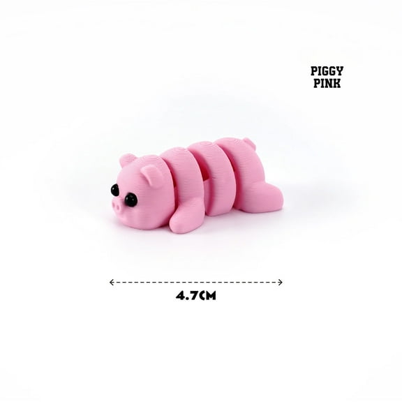 1pc 3D Printed Animals Multi-Joint Rotatable Fidget Office Desk Decoration Home Decor Animal Model Figurine