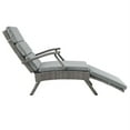 thumbnail image 3 of Modway Envisage Outdoor Patio Wicker Rattan Lounge Chair in Light Gray/Gray, 3 of 10