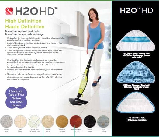 H2O Tampons de rechange de haute définition HD