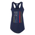 thumbnail image 2 of Wild Bobby, No One Fights Alone First Responder Dispatcher EMS Corrections Police Fire Military Unity, Pop Culture, Women Racerback Tank Top, Navy, X-Large, 2 of 4