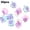 B, variant on 15 Pcs Guessing Eggs Mini Keychain, Rock Paper Scissors Fidget Toy for Stress, Cute