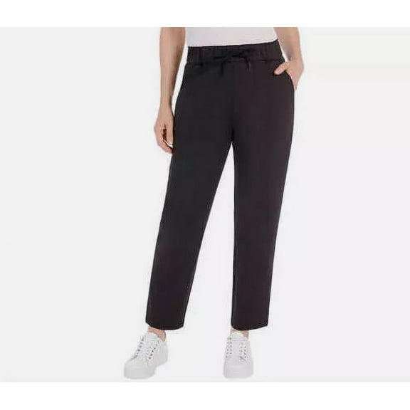 Hilary Radley Ladies' Size Large (12-14) Pull-on Pants with Pockets, Black