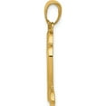 thumbnail image 3 of 14K Yellow Gold Polished Heart Key And Lock Charm (30 X 17) Made In Peru d4362, 3 of 6