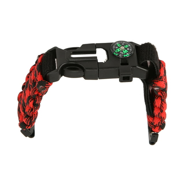 Correa de Reloj Paracord 6 en 1 Pulsera Paracord de 22 Mm Apta para Correa de Reloj Huami Pulsera Deportiva para Aventuras de Camping Al Aire Libre ANGGREK Otros