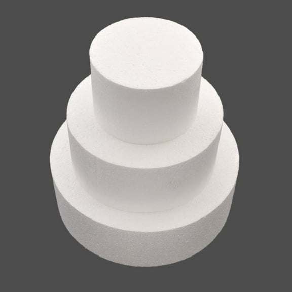 Walbest Foam Cake Dummy Art & Craft Styrofoam 4" 6" 8" Count