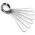 thumbnail image 1 of PinesC Cuillères à Soupe 12 Pcs, Cuillères à Bouillon Rondes en Acier Inoxydable Argent, 1 of 5