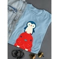 thumbnail image 3 of Image Conscious A Seal And A Penguin T-Shirt Womens -Jay Fleck Designs, Female Regular Fit, 3 of 4