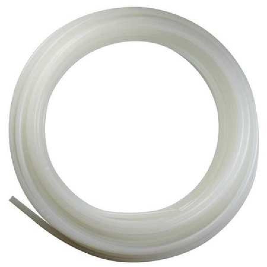 Zoro Select 2Vdn6 Tubing,1//4/" Od,Nylon,Natural,100 Ft