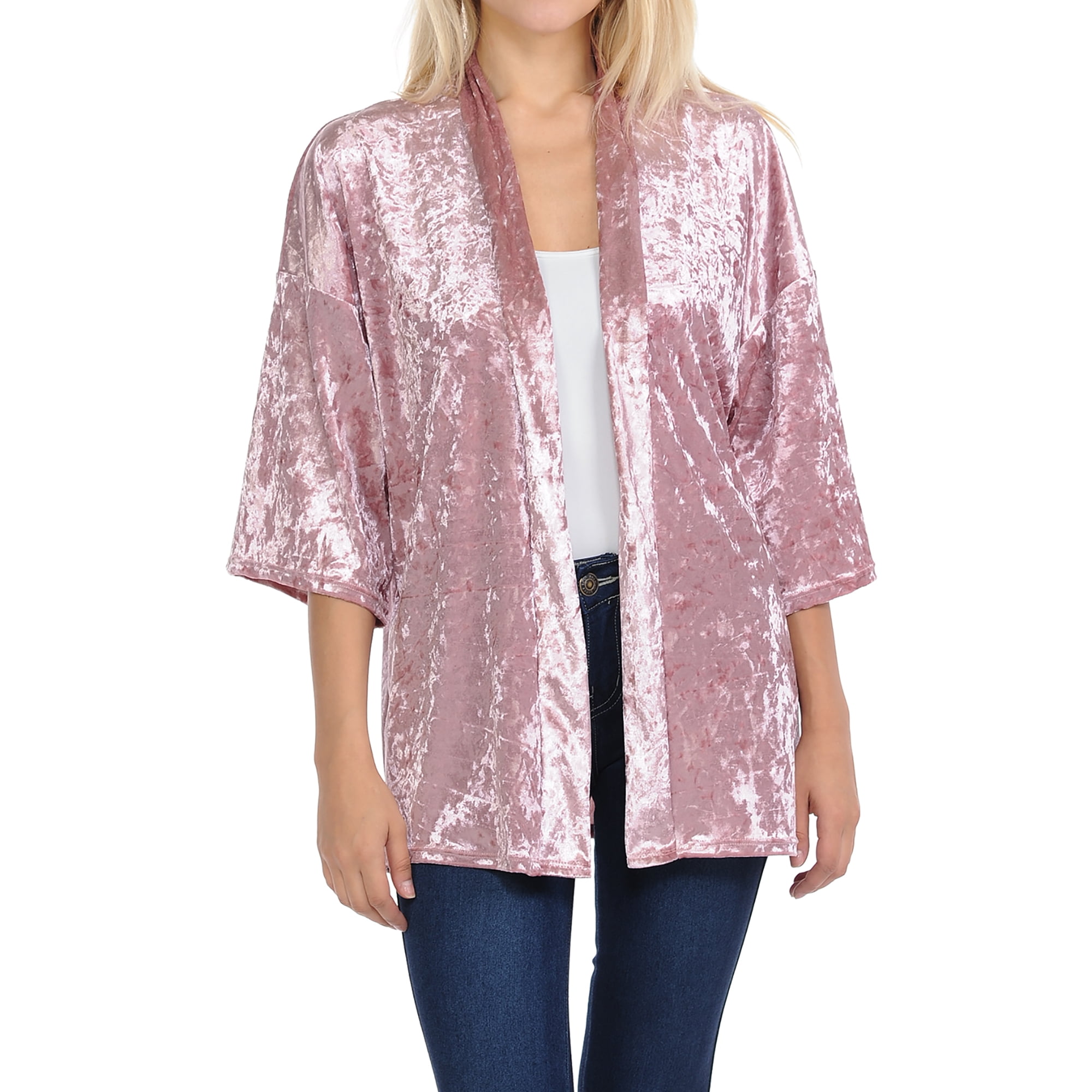 Rainbow Printed Open Front Long Warm Kimono/Cardigan