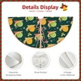 thumbnail image 3 of Fotbe Snails And Butterfies Pattern Christmas Tree Skirt, Tree Skirts Plush Christmas Decorations, Christmas Tree Skirts Xmas Decorations Holiday Party Decor-48", 3 of 6