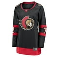 thumbnail image 2 of Women's Fanatics Thomas Chabot Black Ottawa Senators Home Breakaway Jersey, 2 of 3