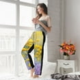 thumbnail image 5 of Salouo Flowers And Butterflies Print Women's Pajama Pants Casual Loose Sweatpants PJs Flowy Pants Drawstring Palazzo for Women Wide Leg Pants Lounge Pajama -Large, 5 of 8