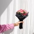 thumbnail image 4 of 6 piezas de hilo de malla arrugado para envolver flores, para ramos, elegante material de embalaje de flores, hilo de embalaje para bodas, fiestas y decoraciones de regalos, 4 yardas, 4 of 8
