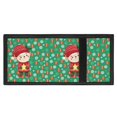 thumbnail image 4 of Chririnla Christmas Pattern Portable Kids Trifold Wallet, Polyester Trifold Card Wallet Dustproof Trifold Pouch for Travel Shopping, 4 of 6