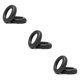 thumbnail image 4 of Sidaley 1 par de almohadillas para los oídos Cojines Espuma Cuero Auriculares Orejeras Cubiertas Almohadillas Negro Type1 NO1, 4 of 6