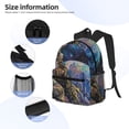 thumbnail image 3 of Easygdp Rainbow Astronaut Space Landscape Mochila Casual para Portátil, Mochila para Escuela, Viajes, Negocios, 3 of 6