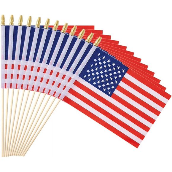 Mini Flaglets Small American Flag Stick