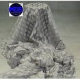 thumbnail image 3 of MDS Pack of 20 Yard Solid Lace Trim Fabric for Wedding Decoration by 55”- Silver Gray, 3 of 6