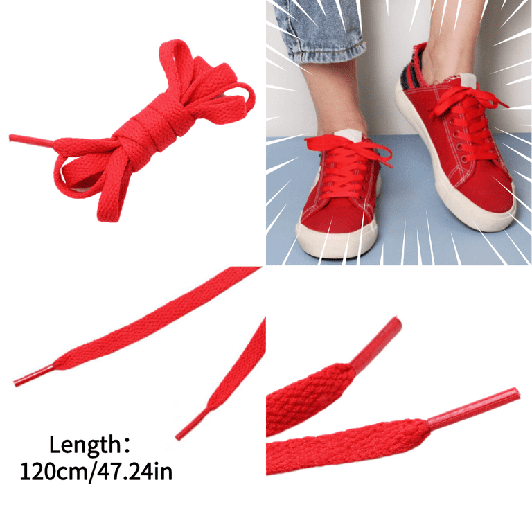  XINIFOOT [2 Pairs] Colored Flat Shoelaces Shoe Laces Strings  for Sports Shoes Boots Sneakers Skates -Beige : Clothing, Shoes & Jewelry