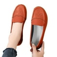 thumbnail image 1 of LSLJS Chaussures Décontractées Confortables Ajourées pour Femmes en Cuir avec Semelles Souples Talons Inclinés, Chaussures Compensées pour Femmes, 1 of 7