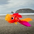 thumbnail image 2 of In the Breeze 5221 — 30-inch Hot Damsel Fish Windsock — Colorful Orange and Red Fishsock Hanging Garden Décor with Detailed Printed Graphics, 2 of 6