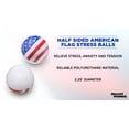 thumbnail image 3 of 10 American Flag Stress Balls Pack - Round, Stress Reliever, Hand Therapy, Lightweight - USA Flag, 3 of 5
