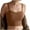 Brown, variant on XuJwPNcy Sports Bras for Women Padded Seamless Adjustable Straps Bralettes Everyday Basic Sleeping Crop Top Bulit in Bra