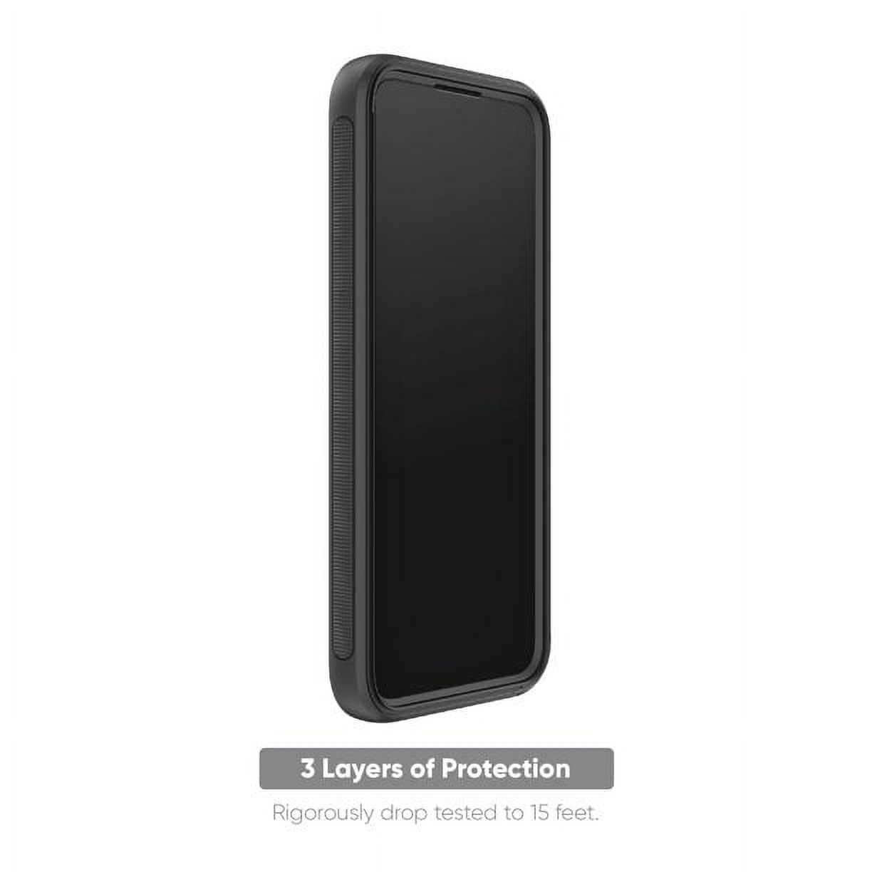 onn. Rugged Phone Case for Samsung Galaxy A13 LTE - Black