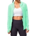 thumbnail image 5 of Women's UPF 50+ UV Sun Protection Clothing Zip Up Hoodie SPF Long Sleeve Sun Shirt Fishing Hiking Outdoor Jacket, 5 of 8