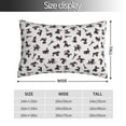 thumbnail image 2 of Fuzoiu Poodle Dog Print Pillow Case with Hidden Zipper,Pillow Covers,Soft and Comfortable Pillowcase-20"x30", 2 of 6