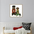 thumbnail image 7 of Amanti Art Christmas Dogs Ugly Sweater Competition Framed Canvas Wall Art Print, 7 of 7