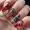 Style 2, variant on Christmas Press on Nails Medium Square 3D Fake Nails Christmas Nails Press ons with Santa Claus Snowflake Gift Design Acrylic Glue on Nails Glitter Artificial Stick on Nails for Women 24Pcs