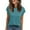 1# Blue, variant on Cap Sleeve Top Womens Loose Fit Comfort Crewneck Casual T-Shirt for Summer Dark Gray M