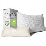 Coop Home Goods Original Adjustable Pillow, Queen Size Bed Pillows for Sleeping, Cross Cut Memory Foam Pillows - Medium Firm Back, Stomach and Side Sleeper Pillow, CertiPUR-US/GREENGUARD Gold