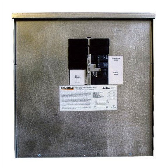 Generac 6335 200-Amp 125/250V Generator Outdoor Transfer Switch Power Center