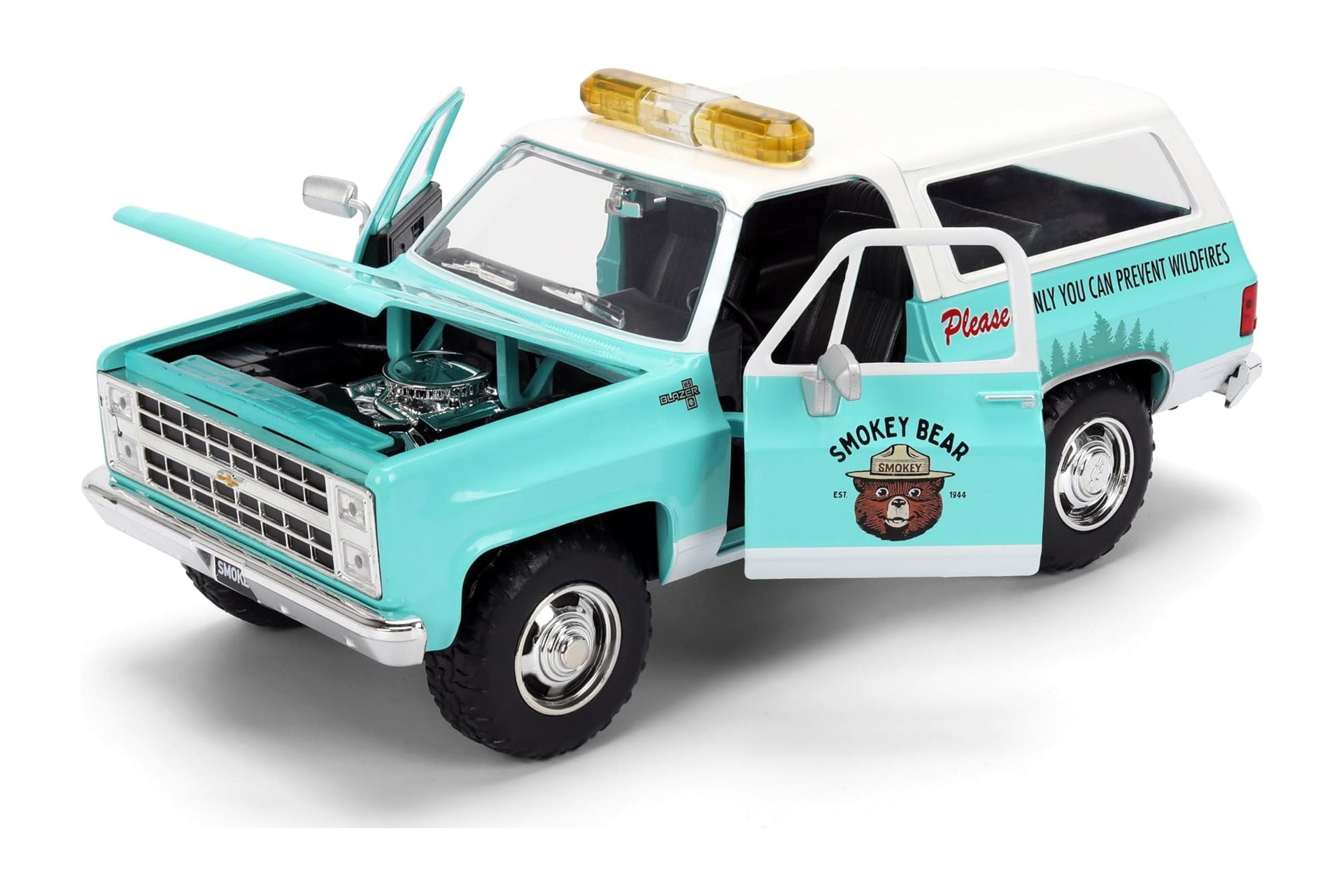 1980 シボレーブレーザー & スモーキーベアー・フィギア Smokey Bear 1980 Chevy Blazer Die-Cast Car by Jada Toys – Smokey