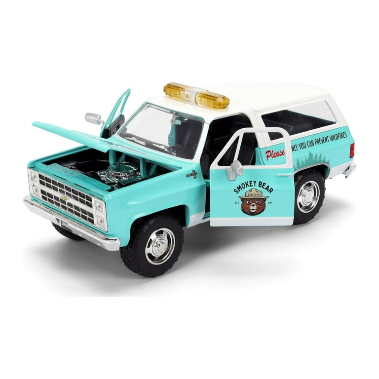 Smokey Bear 1980 Chevy Blazer Die-Cast Car by Jada Toys – Smokey