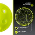 thumbnail image 2 of Franklin Sports X-26 Official Indoor Pickleballs - Bulk 100 Pack - Green, 2 of 8