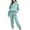 Mint Green, variant on Brondbend Sweatshirt Set Hoodies for Woman Long Sleeved Pullover Solid High Waist Jogger Outfits Fashion Loose Tracksuits Running Fall Winter Sets Mint Green
