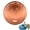 B, variant on Homellea Copper Tray for Chicken Waterers, 4 Inch Round Metal Waterer Accessory with Four Holes for Poultry Coop, Farm Buckets and Outdoor Use, Farm and Ranch Use, Decorative Accent