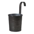 thumbnail image 2 of koolsoo Hanging Flower Pot Bucket Bonsai Pot Garden Railing Planter Small Plants Holders without hole, 2 of 9