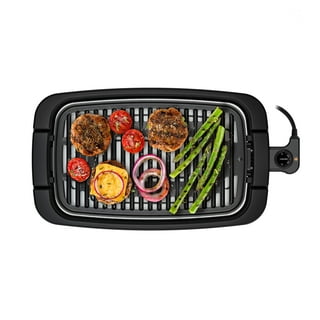 George Foreman Contact Smokeless - Ready Grill, Family Size (4-6 Servings),  GRS6090B-1 - Walmart.com